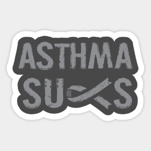 Asthma Sucks Sticker